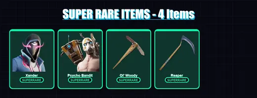 [PS4/PS5/XBOX/PC] | Xander | Psycho Bandit | The Cube Queen | Midas Rex | Torin | 124 skin | 187 pickaxe | 135 emote | 134 glider | Lv3857 — Game account