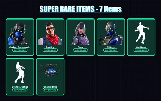 [PC/XBOX] | Carbon Commando | Prodigy | Glow | Trilogy | Fade | 64 skin | 60 pickaxe | 62 emote | 70 glider | Lv1168 — Game account