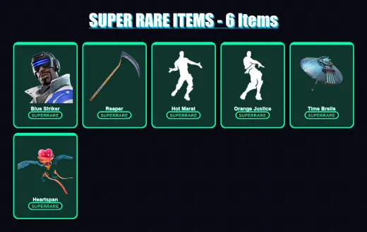 [PS4/PS5/XBOX/PC] | Blue Striker | Blackheart | The Origin | Midas | Luxe | 81 skin | 100 pickaxe | 73 emote | 89 glider | Lv1049
