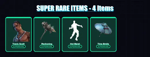 [PC/PSN] | Travis Scott | Deadpool | Zenith | Singularity | Midas | 216 skin | 187 pickaxe | 170 emote | 163 glider | Lv2564