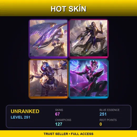 BR | Victorious Anivia | Victorious Lucian | Victorious Orianna | Challenger Ahri | 67 Skin | 127 Champ | Lv251