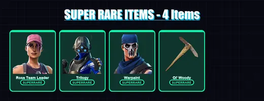 [PC/XBOX/PSN] | Rose Team Leader | Trilogy | Warpaint | Fusion | Gear Specialist Maya | 25 skin | 32 pickaxe | 27 emote | 33 glider | Lv427