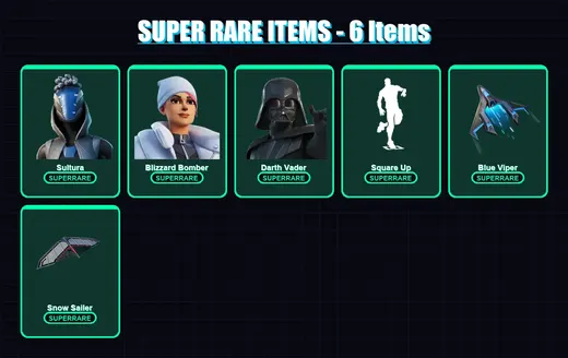 [PC] | Sultura | Blizzard Bomber | Darth Vader | Snap | Paradigm (Reality-659) | 13 skin | 20 pickaxe | 20 emote | 22 glider | Lv287 — Game account
