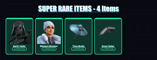 [PS4/PS5/XBOX/PC] | Darth Vader | Blizzard Bomber | Malik | Mizuki | Twyn | 130 skin | 188 pickaxe | 126 emote | 157 glider | Lv2146 — Game account