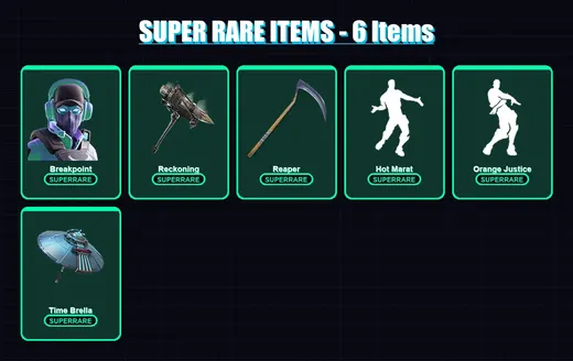 [PC] | Breakpoint | A.I.M. | Frozen Raven | Enforcer | Valor | 90 skin | 154 pickaxe | 110 emote | 125 glider | Lv2223 — Game account