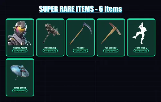 [PC/PSN] | Rogue Agent | Raptor | Spectra Knight | Valeria | Frozen Love Ranger | 73 skin | 135 pickaxe | 112 emote | 109 glider | Lv2246