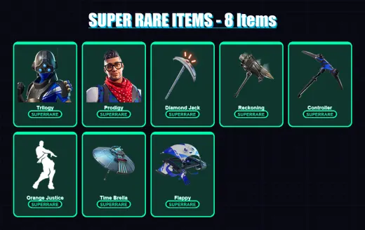[PC/XBOX] | Trilogy | Prodigy | Mandalorian | Molten Battle Hound | Carbide | 96 skin | 117 pickaxe | 82 emote | 117 glider | Lv1729