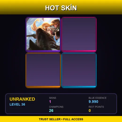 BR | Cowgirl Miss Fortune | 1 Skin | 26 Champ | Lv36