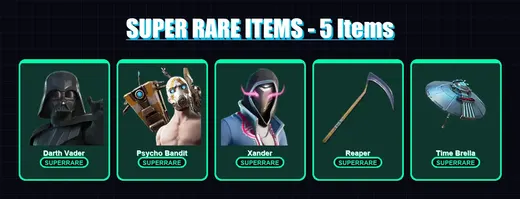 [PC/XBOX/PSN] | Darth Vader | Psycho Bandit | Xander | Ronin | Shogun | 226 skin | 255 pickaxe | 174 emote | 178 glider | Lv2386