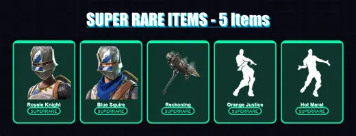 [PC/XBOX/PSN] | Royale Knight | Blue Squire | Ragnarok | Enforcer | Calamity | 21 skin | 15 pickaxe | 26 emote | 27 glider | Lv429
