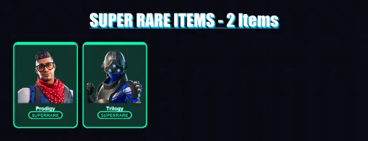 [PC/XBOX] | Prodigy | Trilogy | Hybrid | Blackheart | Cobalt | 6 skin | 24 pickaxe | 13 emote | 20 glider | Lv344