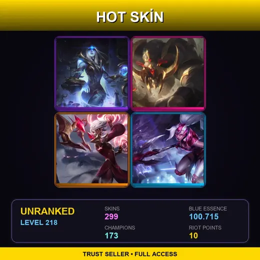 TW | Cosmic Queen Ashe | Conqueror Alistar | Conqueror Karma | Challenger Nidalee | 299 Skin | 173 Champ | Lv218 — Moo Cow Alistar