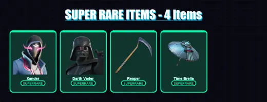 [PC/PSN] | Xander | Darth Vader | Zeus | Hades | Era | 151 skin | 195 pickaxe | 152 emote | 146 glider | Lv2643
