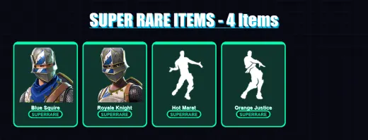 [PC/XBOX/PSN] | Blue Squire | Royale Knight | Omega | Carbide | Drift | 21 skin | 16 pickaxe | 36 emote | 31 glider | Lv442