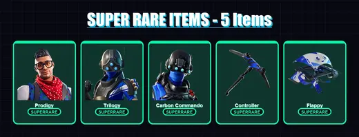 [PC/XBOX] | Prodigy | Trilogy | Carbon Commando | Hybrid | Blackheart | 24 skin | 36 pickaxe | 39 emote | 37 glider | Lv513 — Game account