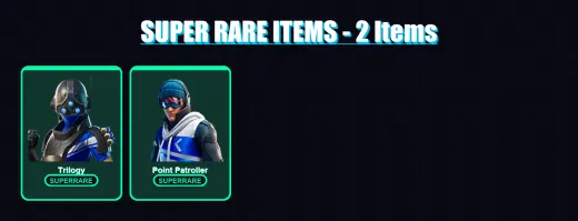 [PS4/PS5/XBOX/PC] | Trilogy | Point Patroller | Luxe | Rox | Hybrid | 65 skin | 66 pickaxe | 60 emote | 67 glider | Lv1113