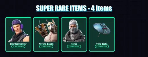 [PC/XBOX/PSN] | Sub Commander | Psycho Bandit | Havoc | Hunter | Lady Windfrost | 20 skin | 37 pickaxe | 22 emote | 28 glider | Lv353