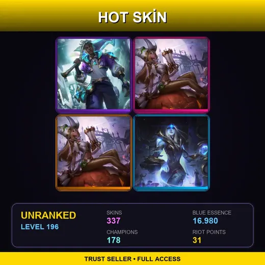 SG | Prestige Star Guardian Ekko | Prestige Bewitching Miss Fortune (2022) | Prestige Bewitching Miss Fortune | 337 Skin | 178 Champ | Lv196