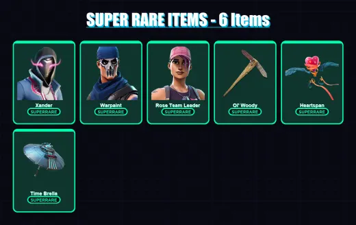 [PC/PSN] | Xander | Warpaint | Rose Team Leader | Midas | Hybrid | 73 skin | 94 pickaxe | 86 emote | 71 glider | Lv821