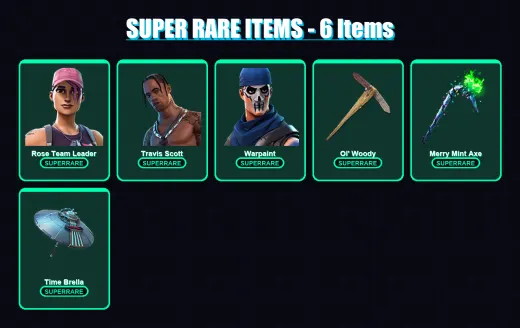 [PC/PSN] | Rose Team Leader | Travis Scott | Warpaint | Blaze | Ronin | 137 skin | 187 pickaxe | 134 emote | 170 glider | Lv2796