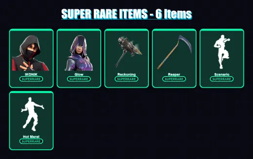 [PC/XBOX/PSN] | IKONIK | Glow | Gear Specialist Maya | Rox | Luxe | 141 skin | 146 pickaxe | 99 emote | 105 glider | Lv1696 — Game account