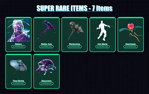 [PC/XBOX/PSN] | Galaxy | Dire | Hybrid | Luxe | A.I.M. | 23 skin | 36 pickaxe | 37 emote | 43 glider | Lv698