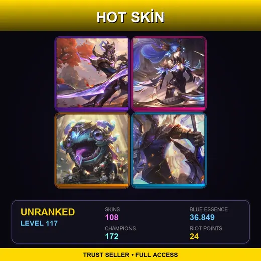 SG | Victorious Master Yi | Victorious Sona | Victorious Kog'Maw | Victorious Aatrox | 108 Skin | 172 Champ | Lv117 — LoL account