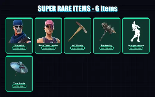 [PC/XBOX/PSN] | Warpaint | Rose Team Leader | Catalyst | Ultima Knight | Calamity | 57 skin | 56 pickaxe | 58 emote | 62 glider | Lv574 — Game account