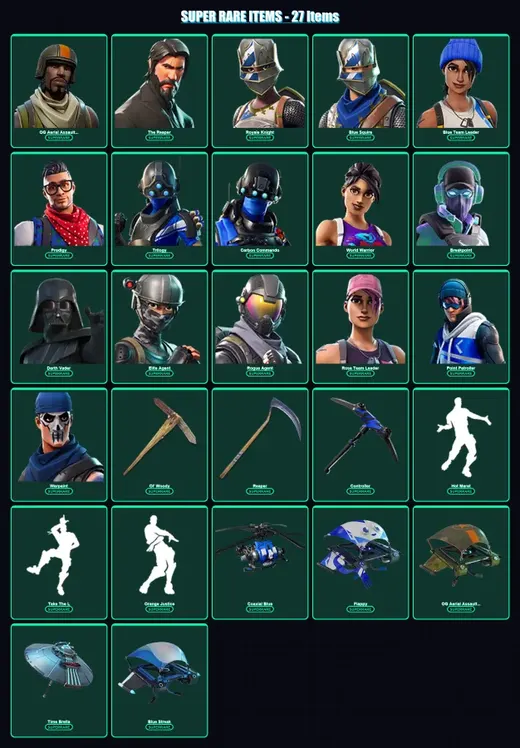 [PC/XBOX/PSN] | OG Aerial Assault Trooper | The Reaper | Royale Knight | 231 skin | Lv3054 — Game account