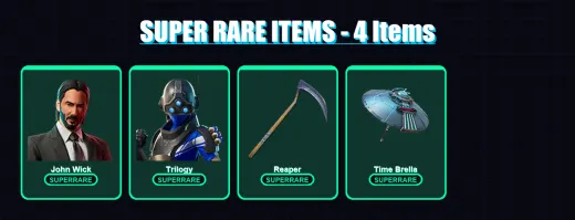 [PC/XBOX] | John Wick | Trilogy | Ultima Knight | Blackheart | Hybrid | 112 skin | 124 pickaxe | 95 emote | 118 glider | Lv1742