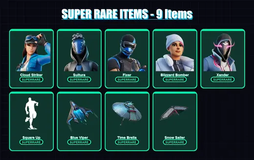 [PS4/PS5/XBOX/PC] | Cloud Striker | Sultura | Fixer | Blizzard Bomber | Xander | 147 skin | 214 pickaxe | 148 emote | 158 glider | Lv2093 — Game account