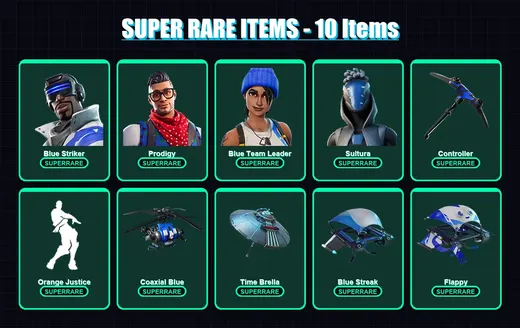 [PS4/PS5/XBOX/PC] | Blue Striker | Prodigy | Blue Team Leader | Sultura | Ronin | 57 skin | 57 pickaxe | 70 emote | 59 glider | Lv791 — Game account
