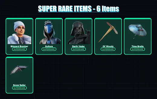 [PS4/PS5/XBOX/PC] | Blizzard Bomber | Sultura | Darth Vader | Ronin | Joltara | 124 skin | 200 pickaxe | 121 emote | 140 glider | Lv3513 — Game account
