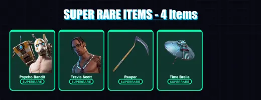 [PC/PSN] | Psycho Bandit | Travis Scott | Ronin | The Foundation | Fade | 129 skin | 135 pickaxe | 108 emote | 113 glider | Lv1904