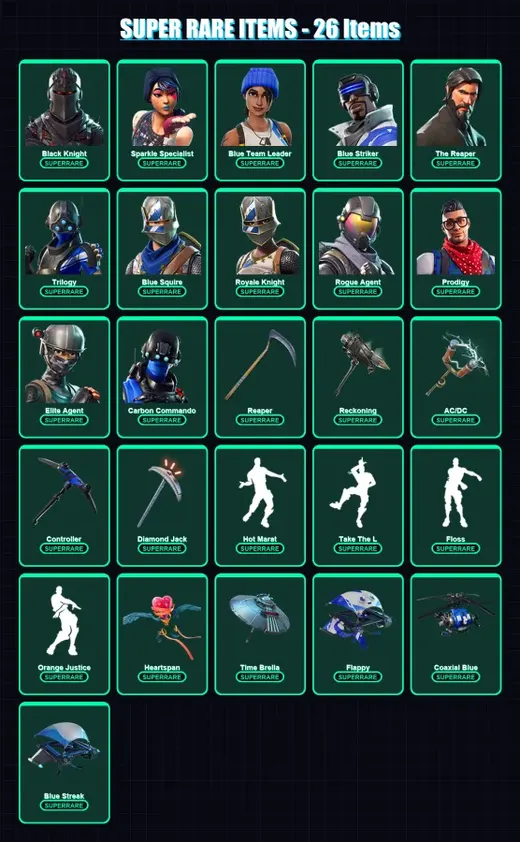 [PS4/PS5/PC] | Black Knight | Sparkle Specialist | Blue Team Leader | 139 skin | Lv1737