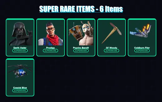 [PC/XBOX] | Darth Vader | Prodigy | Psycho Bandit | Driftwalker | Peter Griffin | 279 skin | 276 pickaxe | 208 emote | 157 glider | Lv2418