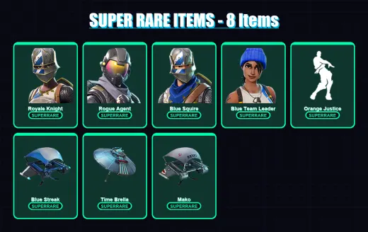 [PS4/PS5/XBOX/PC] | Royale Knight | Rogue Agent | Blue Squire | Blue Team Leader | Drift | 21 skin | 40 pickaxe | 29 emote | 36 glider | Lv594