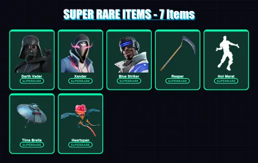 [PS4/PS5/XBOX/PC] | Darth Vader | Xander | Blue Striker | Ragnarok | Renzo the Destroyer | 199 skin | 209 pickaxe | 168 emote | 185 glider | Lv3201