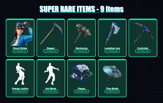 [PS4/PS5/XBOX/PC] | Cloud Striker | A.I.M. | The Cube Queen | Torin | The Ice King | 113 skin | 159 pickaxe | 150 emote | 144 glider | Lv2496