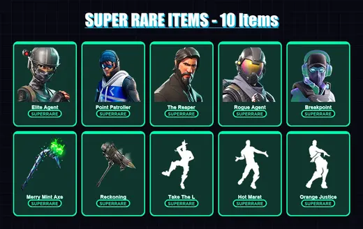 [PS4/PS5/XBOX/PC] | Elite Agent | Point Patroller | The Reaper | Rogue Agent | Breakpoint | 79 skin | 51 pickaxe | 82 emote | 63 glider | Lv1279 — Game account