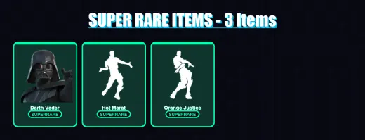 [PC/XBOX/PSN] | Darth Vader | Paradigm (Reality-659) | The Ageless | The Origin | Predator | 58 skin | 77 pickaxe | 70 emote | 75 glider | Lv1512