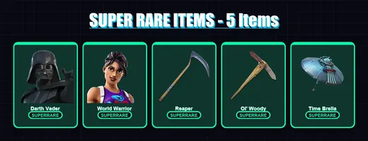 [PS4/PS5/PC] | Darth Vader | World Warrior | Era | The Origin | Ronin | 123 skin | 157 pickaxe | 113 emote | 118 glider | Lv1550 — Game account
