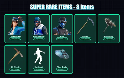 [PS4/PS5/XBOX/PC] | Cloud Striker | Point Patroller | Fixer | Rox | The Ice King | 173 skin | 258 pickaxe | 179 emote | 204 glider | Lv4802