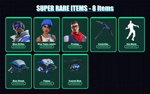 [PS4/PS5/XBOX/PC] | Blue Striker | Blue Team Leader | Prodigy | Arctic Adeline | Sled Ready Guff | 5 skin | 5 pickaxe | 10 emote | 12 glider | Lv157 — Game account