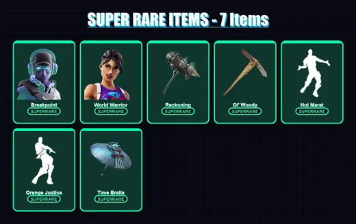[PS4/PS5/PC] | Breakpoint | World Warrior | Ruin | A.I.M. | Valeria | 148 skin | 202 pickaxe | 177 emote | 170 glider | Lv3340