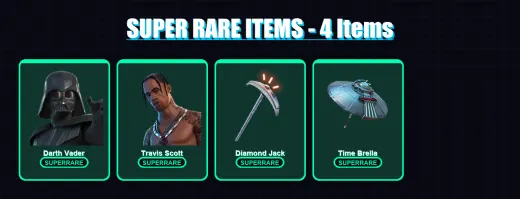 [PC/PSN] | Darth Vader | Travis Scott | The Foundation | Deadpool | Midas | 158 skin | 204 pickaxe | 146 emote | 145 glider | Lv2176