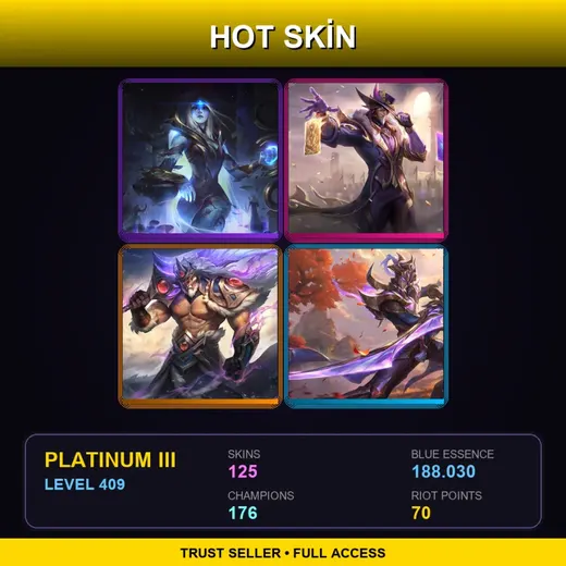 EUNE | Victorious Twisted Fate | Victorious Tryndamere | Victorious Master Yi | Victorious Fiora | 125 Skin | 176 Champ | Platinum III | Lv409 — Space Groove Gragas