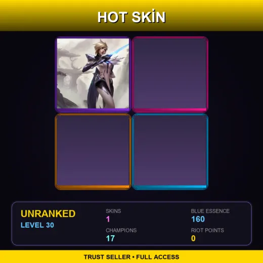 EUW | iG Fiora | 1 Skin | 17 Champ | Lv30