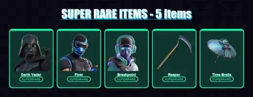 [PS4/PS5/XBOX/PC] | Darth Vader | Fixer | Breakpoint | Snap | Joey | 188 skin | 268 pickaxe | 180 emote | 184 glider | Lv3811