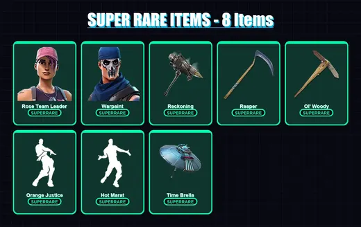[PS4/PS5/PC] | Rose Team Leader | Warpaint | Frozen Love Ranger | The Prisoner | Midas | 258 skin | 294 pickaxe | 222 emote | 217 glider | Lv3333